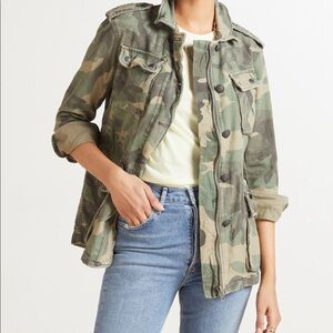 Free people Camo Jacket